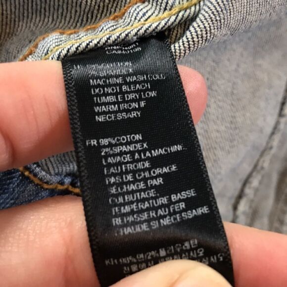 2.1 Denim Jean Patch Jacket - Picture 4 of 10